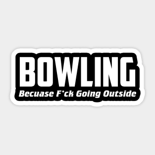 Bowling Inside Sticker